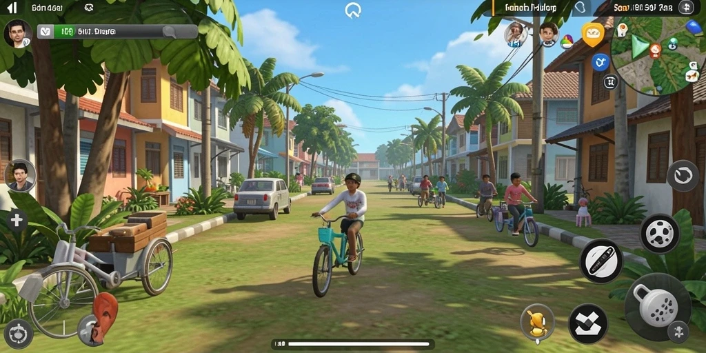 Tampilan gameplay yang imersif dan interaktif dalam 3446.