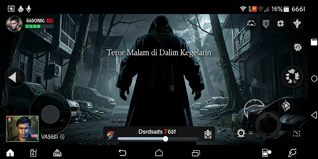 Gameplay mendebarkan 666I dengan atmosfer Horror yang menakutkan.