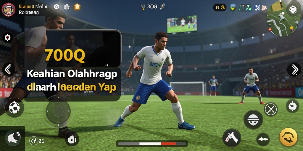 Tampilan screenshot 700Q yang menampilkan aksi olahraga yang seru dan mendebarkan.