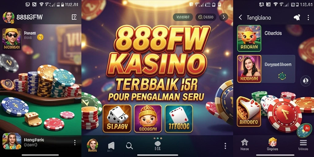 Tampilan grafik terbaru permainan Kasino di 888FW