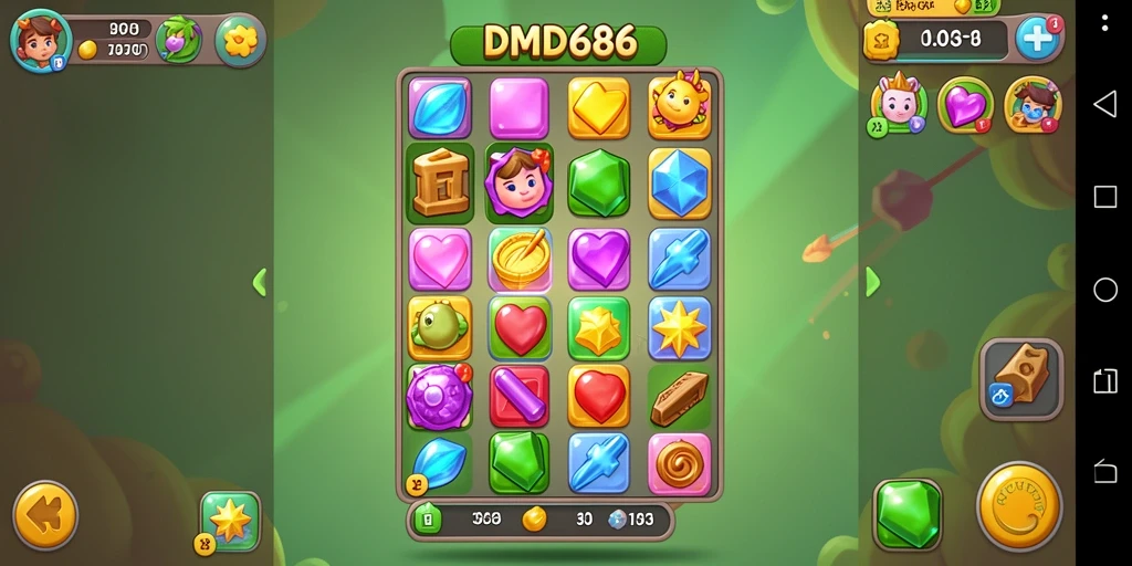 Tampilan gameplay DMD686 yang seru dan menarik.