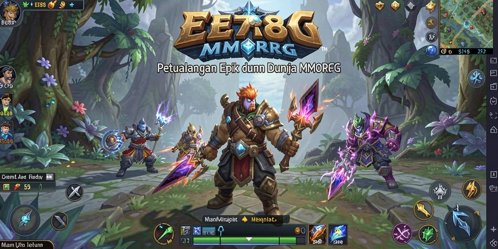 Tampilan gameplay seru di EE789 dengan strategi tempur yang dinamis.