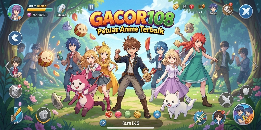 Tampilan gameplay <strong>GACOR108</strong> yang memikat dan penuh warna.