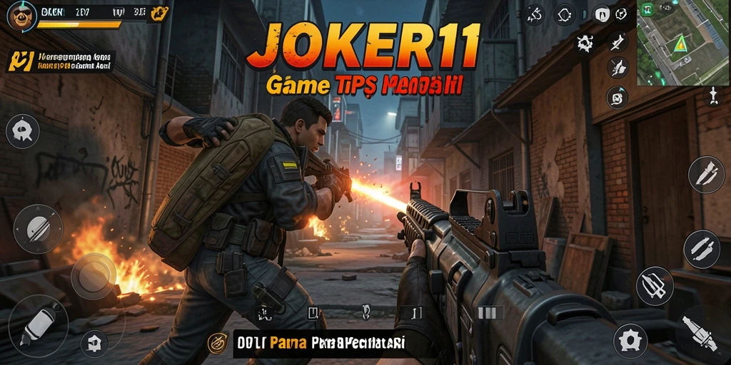 Tampilan menawan dari gameplay seru JOKER11 dengan aksi tembak-menembak yang intens.
