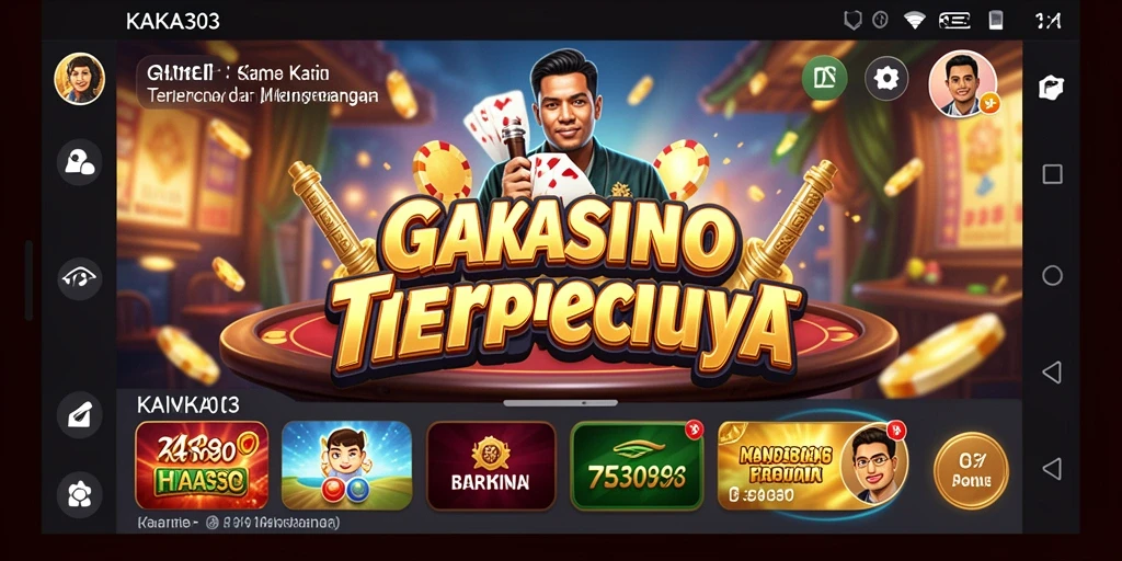 Tampilan gameplay menarik KAKA303 dalam suasana kasino.