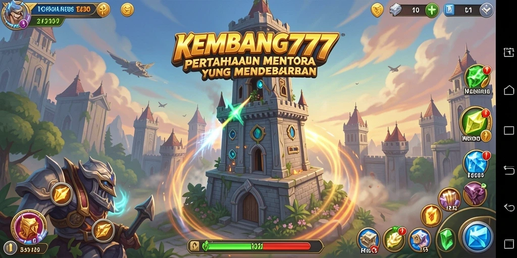 Gameplay KEMBANG777 yang menegangkan dalam Tower Defense.