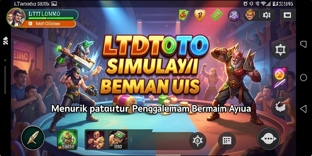 Tangkapan layar LTDTOTO menampilkan gameplay simulasi yang menarik dan interaktif.