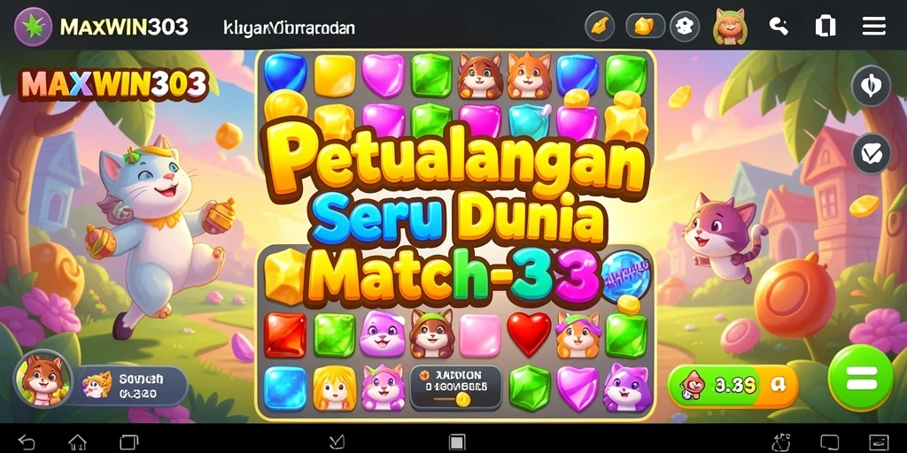 Tampilan gameplay MAXWIN303 yang seru dan penuh warna.