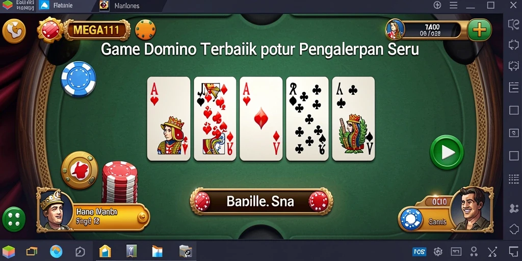 Gameplay seru Domino dalam MEGA111 penuh strategi dan keseruan.