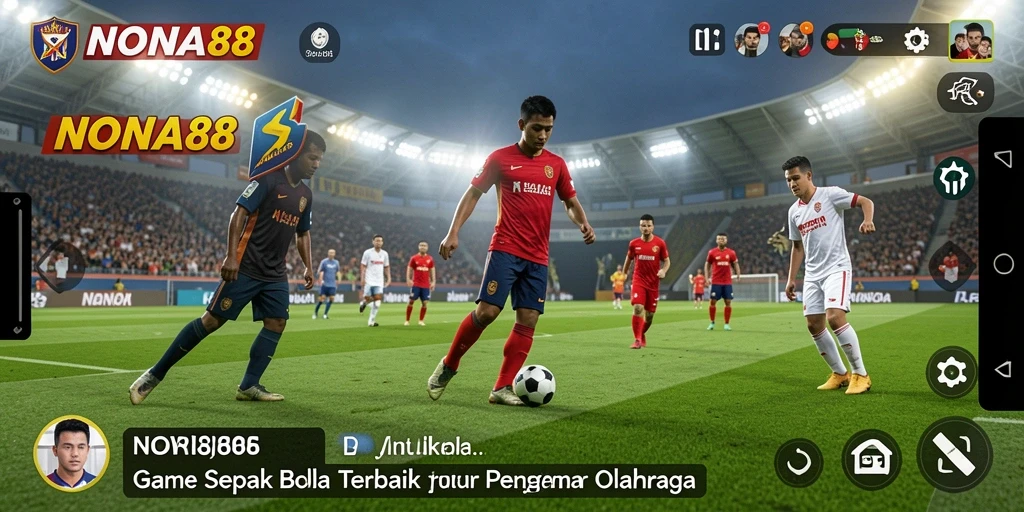 Screenshot NONA88 menampilkan aksi seru di lapangan dengan grafik tajam.