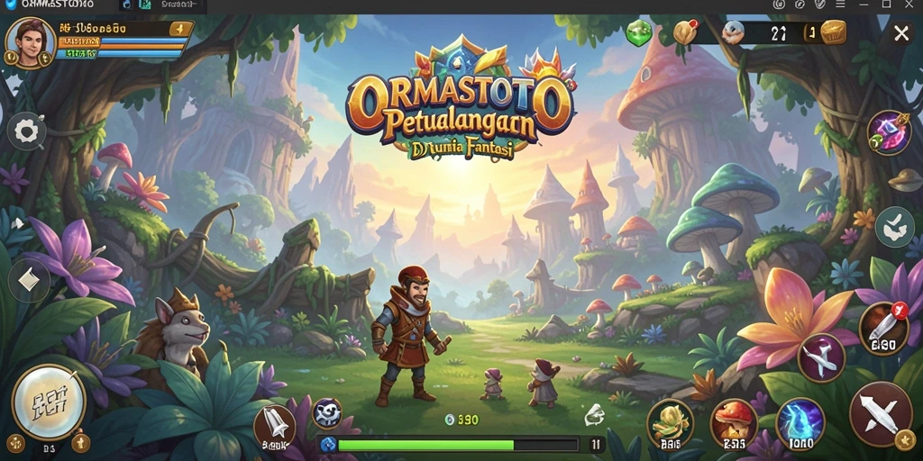 Tampilan gameplay ORMASTOTO yang menarik dan penuh petualangan.