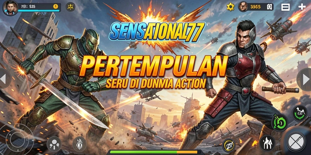 Tampilan mendebarkan dari gameplay SENSATIONAL77 yang penuh aksi.