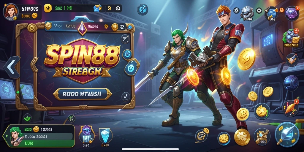 Tampilan gameplay SPIN88 yang seru dan strategis.