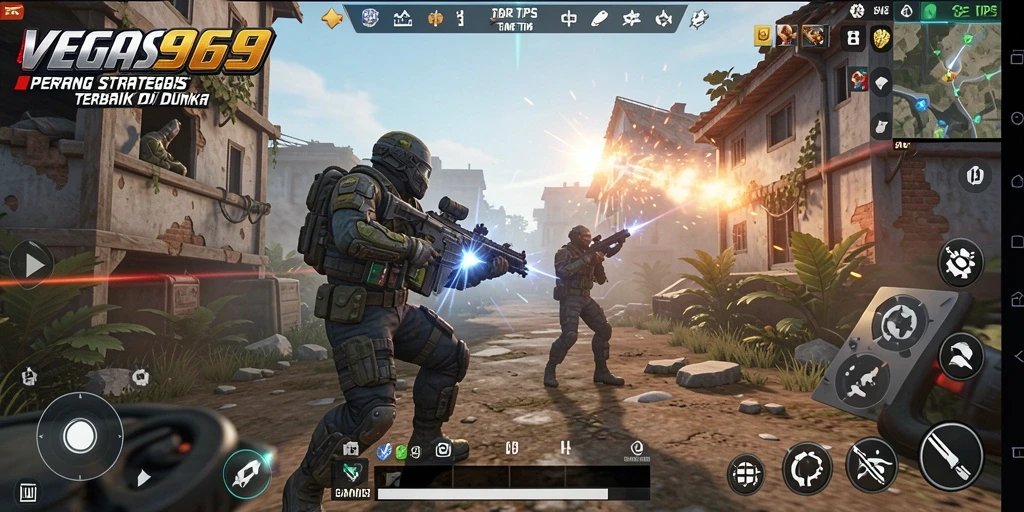 Tampilan action-packed dari gameplay VEGAS969 yang adiktif.